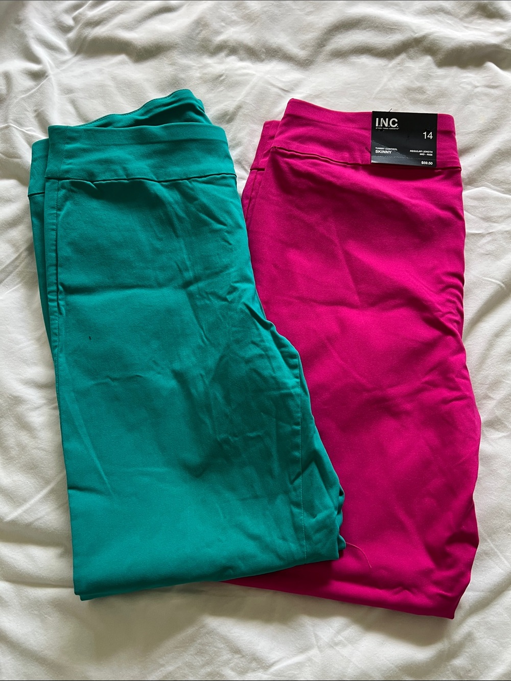 INC Slim Stretch Pants. 2 pair for price of 1. Size 14